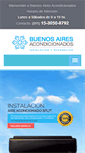 Mobile Screenshot of buenosairesacondicionados.com
